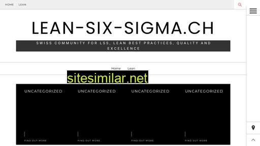 lean-six-sigma.ch alternative sites