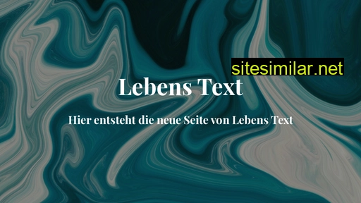 lebenstext.ch alternative sites