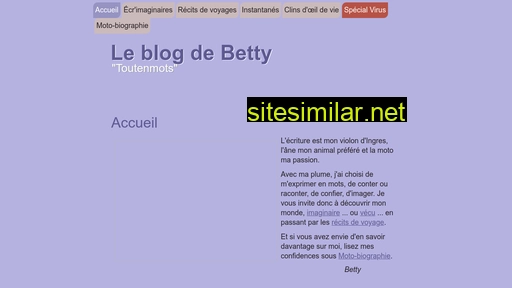 leblogdebetty.ch alternative sites