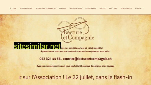 lectureetcompagnie.ch alternative sites