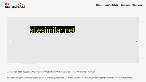 lee-abstellplatz.ch alternative sites