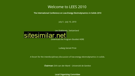 lees2010.ch alternative sites