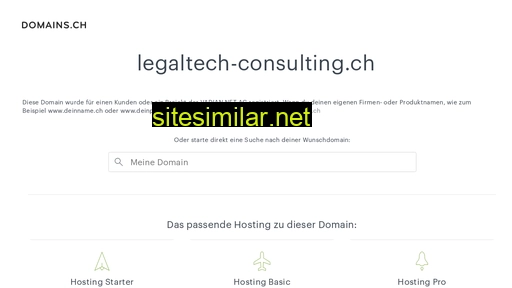 legaltech-consulting.ch alternative sites