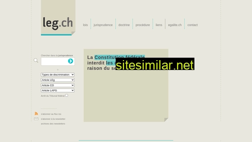 leg.ch alternative sites