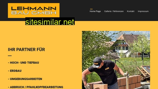 lehmannbau.ch alternative sites