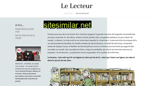 lelecteur.ch alternative sites