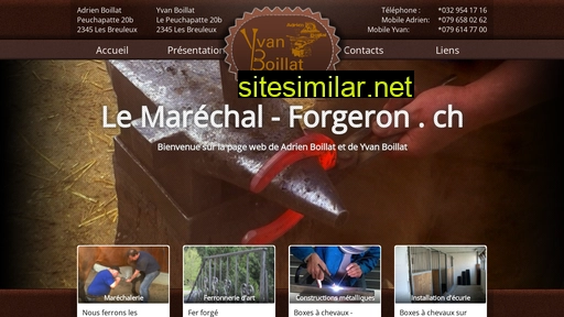lemarechal-forgeron.ch alternative sites