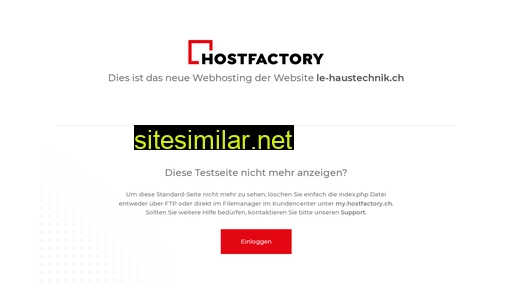 le-haustechnik.ch alternative sites