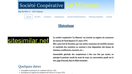 le-mimosa.ch alternative sites