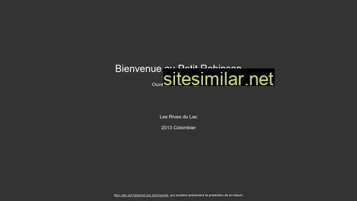 le-petit-robinson.ch alternative sites