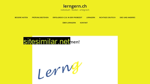 lerngern.ch alternative sites