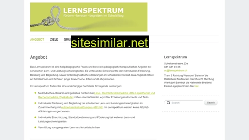 lernspektrum.ch alternative sites