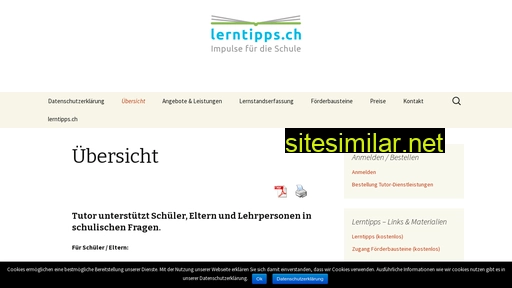lerntipps.ch alternative sites