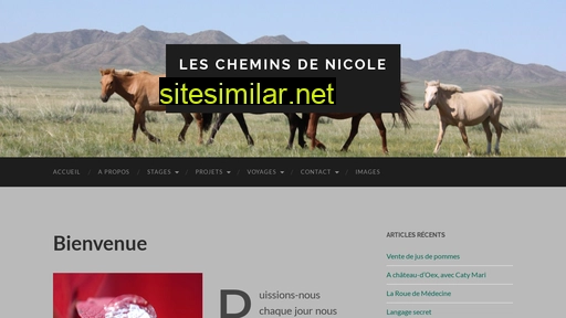 lescheminsdenicole.ch alternative sites