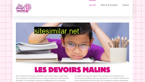 lesdevoirsmalins.ch alternative sites