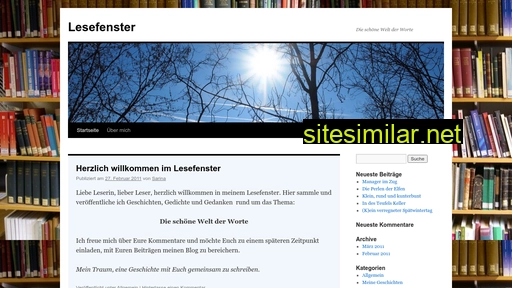 lesefenster.ch alternative sites