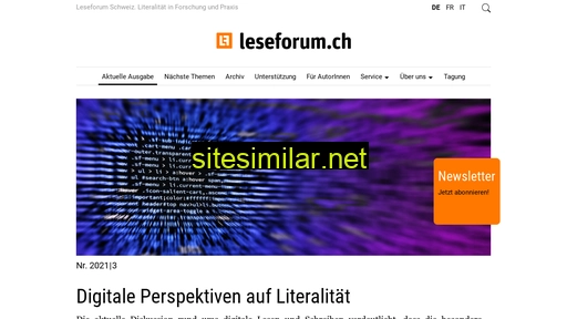 leseforum.ch alternative sites