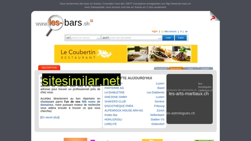 les-bars.ch alternative sites