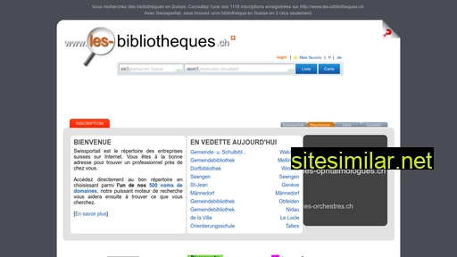 les-bibliotheques.ch alternative sites