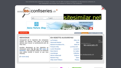 les-confiseries.ch alternative sites