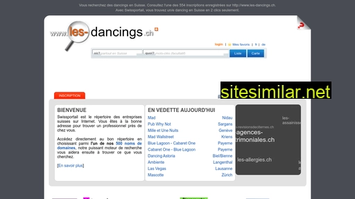 les-dancings.ch alternative sites