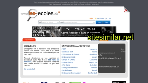 les-ecoles.ch alternative sites
