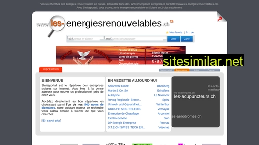 les-energiesrenouvelables.ch alternative sites