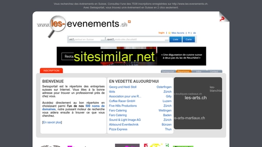 les-evenements.ch alternative sites