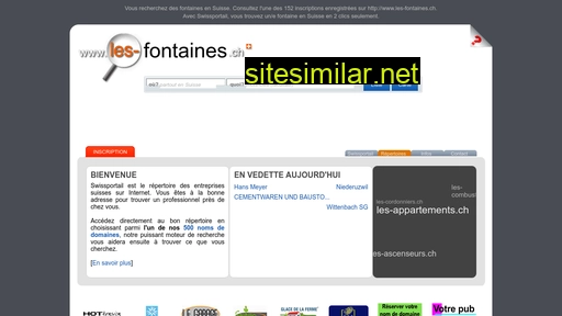 les-fontaines.ch alternative sites