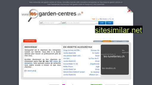 les-garden-centres.ch alternative sites