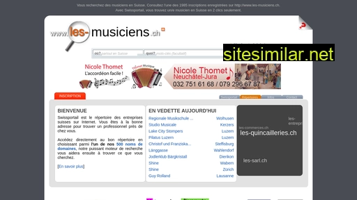 les-musiciens.ch alternative sites