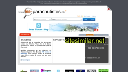 les-parachutistes.ch alternative sites