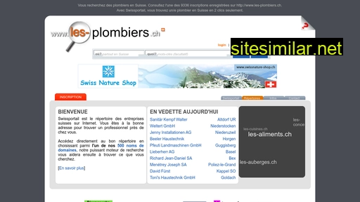 les-plombiers.ch alternative sites