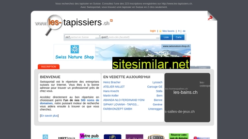 les-tapissiers.ch alternative sites