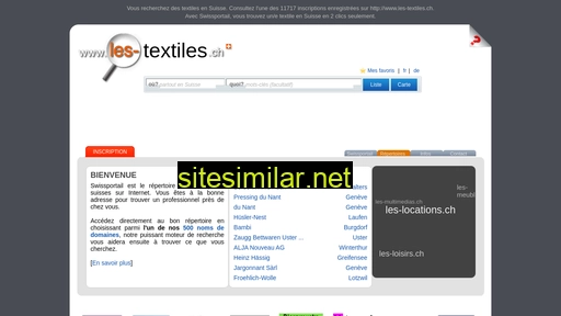 les-textiles.ch alternative sites