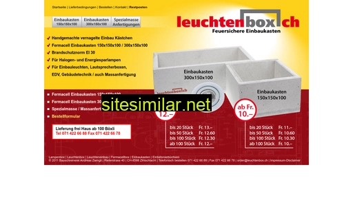 leuchtenbox.ch alternative sites