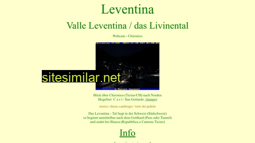 leventina.ch alternative sites