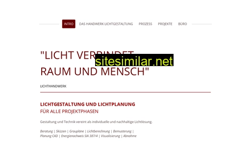 lichthandwerk.ch alternative sites
