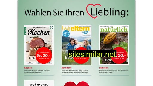 lieblingszeitschrift.ch alternative sites