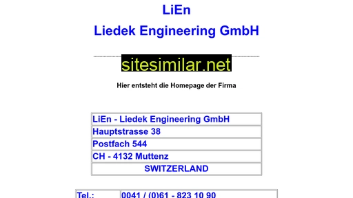 liedek-engineering.ch alternative sites