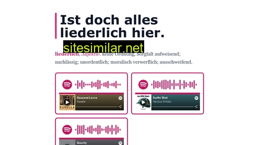 liederli.ch alternative sites