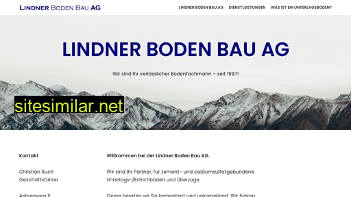 lindner-boden-bau.ch alternative sites