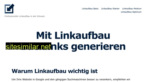 linkaufbau.ch alternative sites