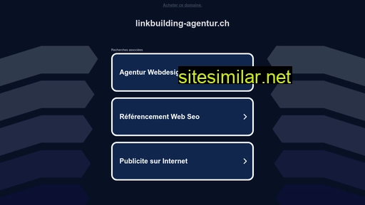 Linkbuilding-agentur similar sites