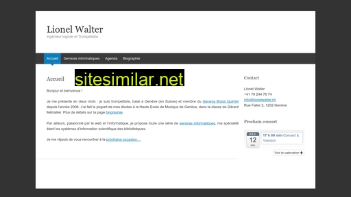 lionelwalter.ch alternative sites