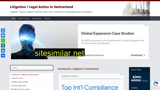litigation.ch alternative sites