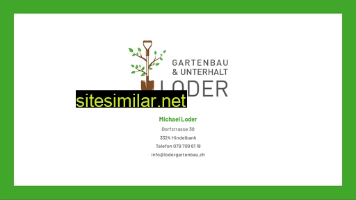 lodergartenbau.ch alternative sites