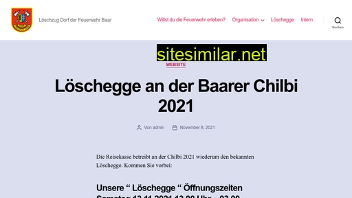 loeschzugdorf-baar.ch alternative sites