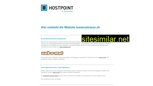 loewenstrasse.ch alternative sites