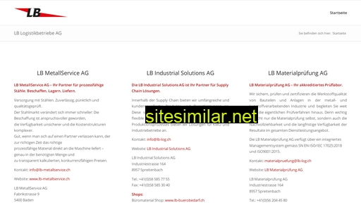 logistikbetriebe.ch alternative sites